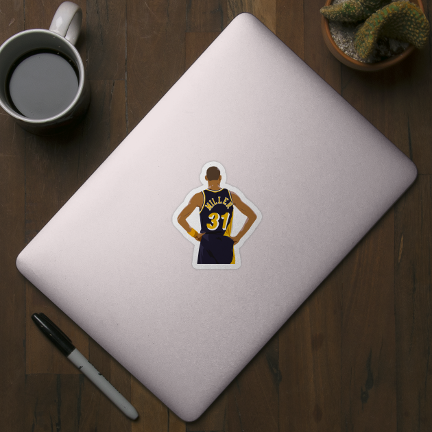 Reggie Miller Back-To by rattraptees